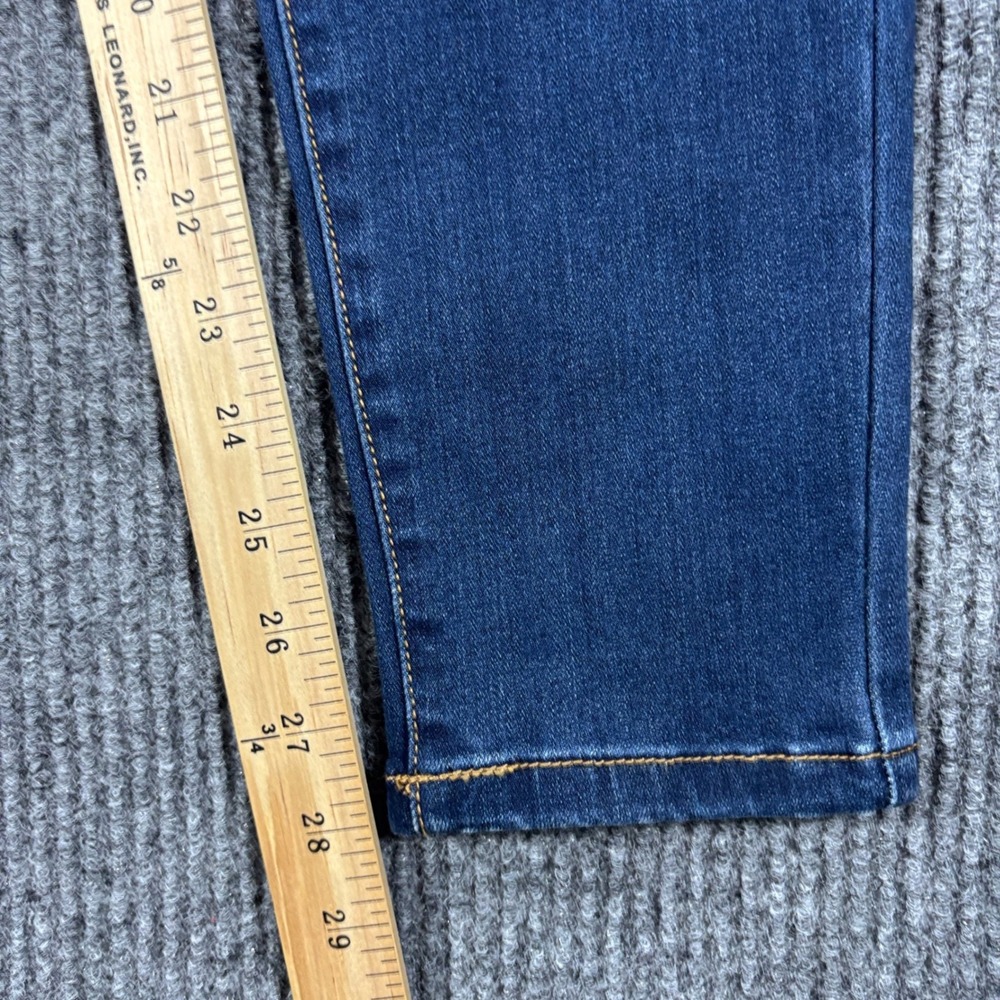 PinkBlush Maternity Skinny Jeans Women 30 Blue Dark Wash Full Belly Band 1951D - Picture 7 of 10
